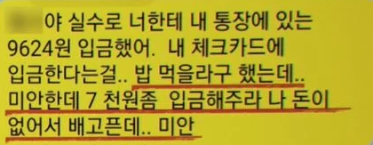 가평계곡 살인사건 카톡