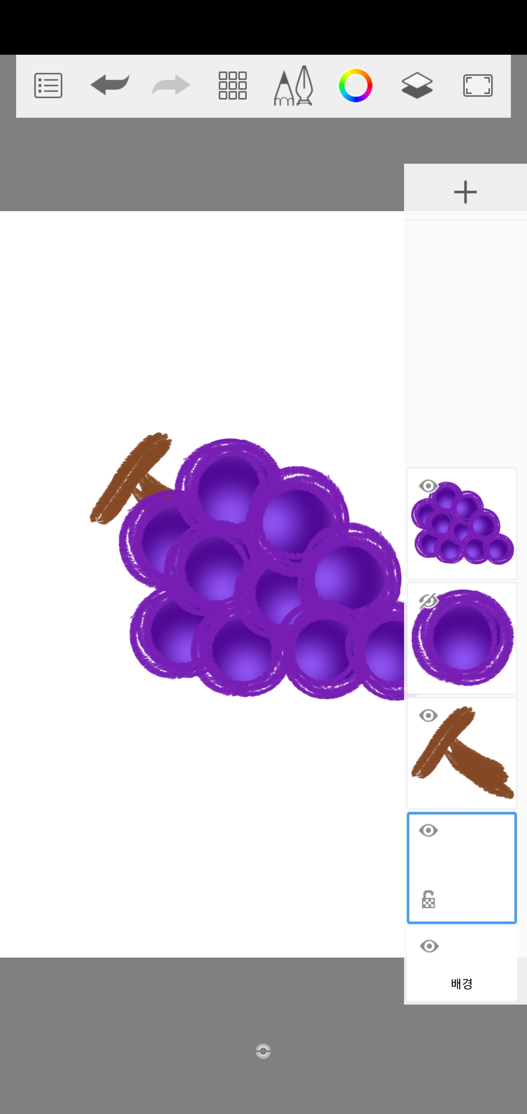 포도줄기-그리기