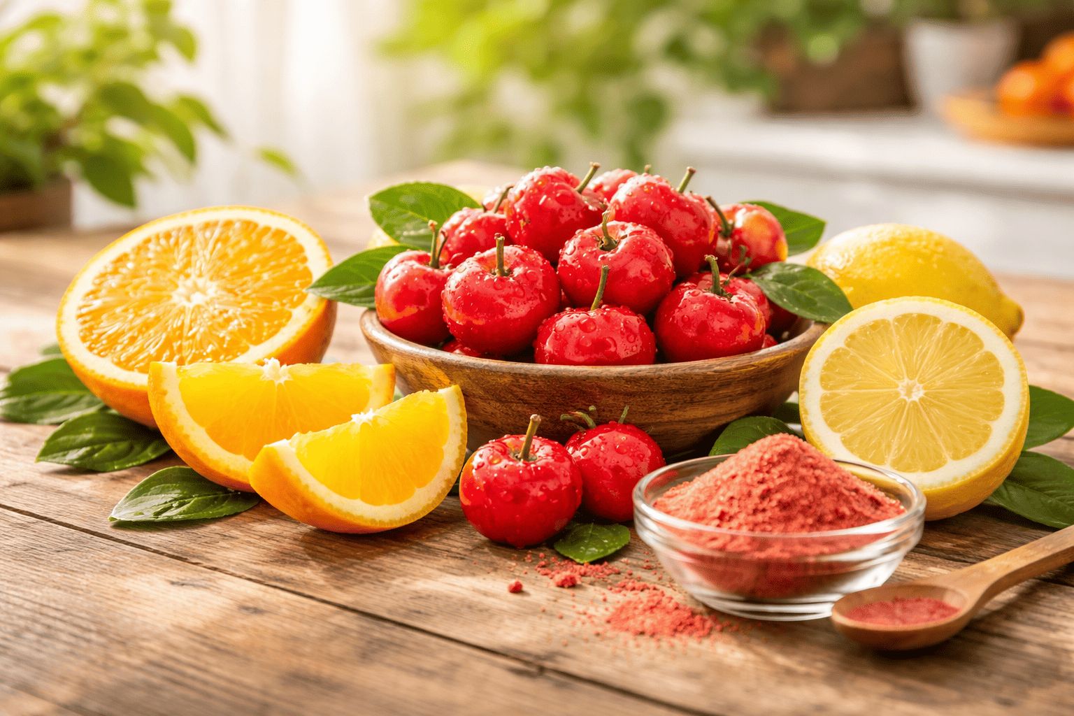 천연비타민 과일로서의 아세로라