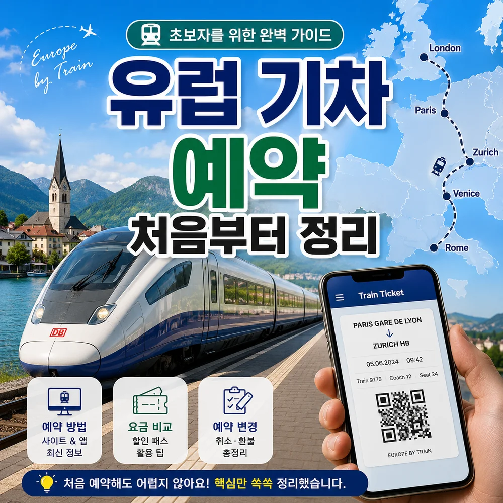 유럽 기차 예약