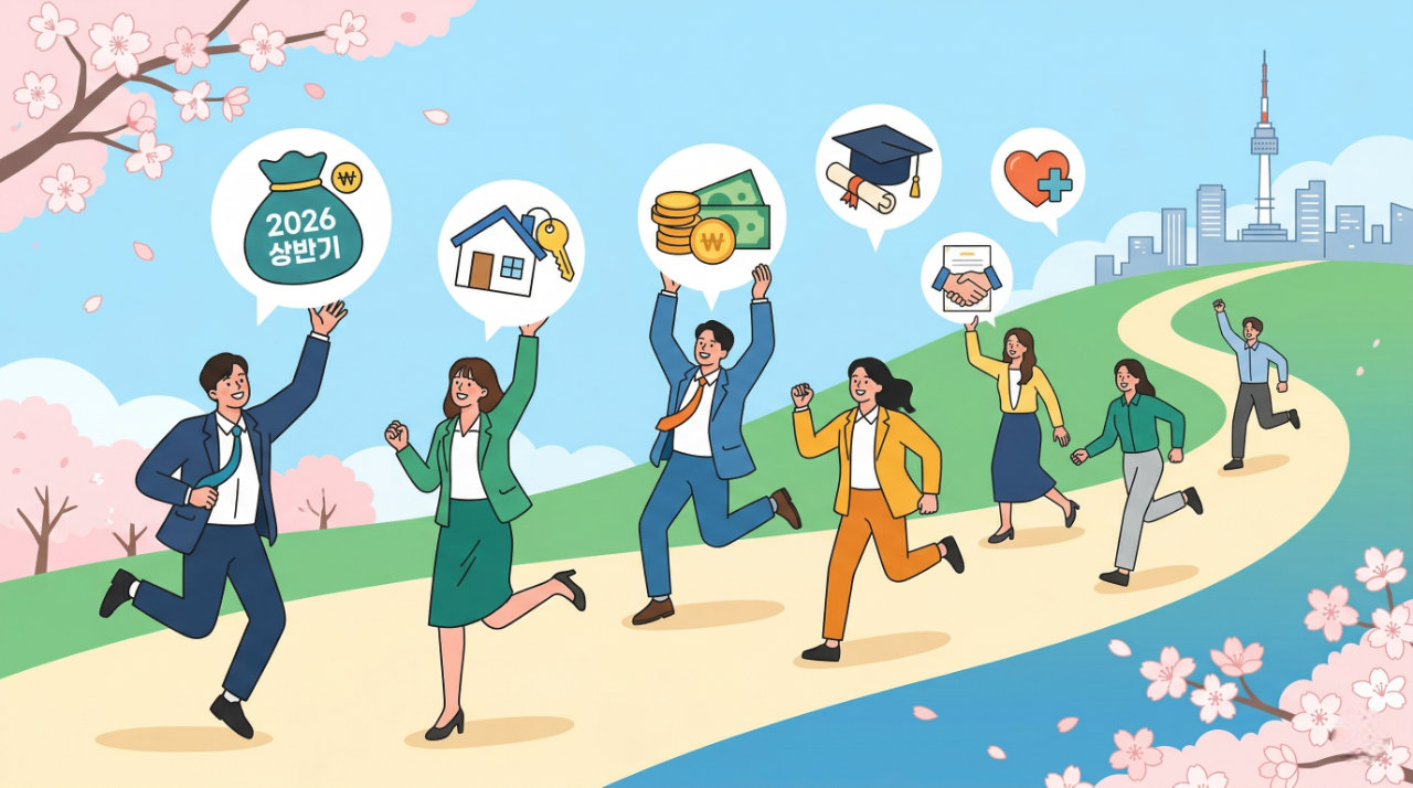 2026년 상반기 청년 및 직장인 대상 정부 지원금 종류 및 신청 방법 완벽 가이드 (청년도약계좌, 월세지원, 내일배움카드, 마음바우처)