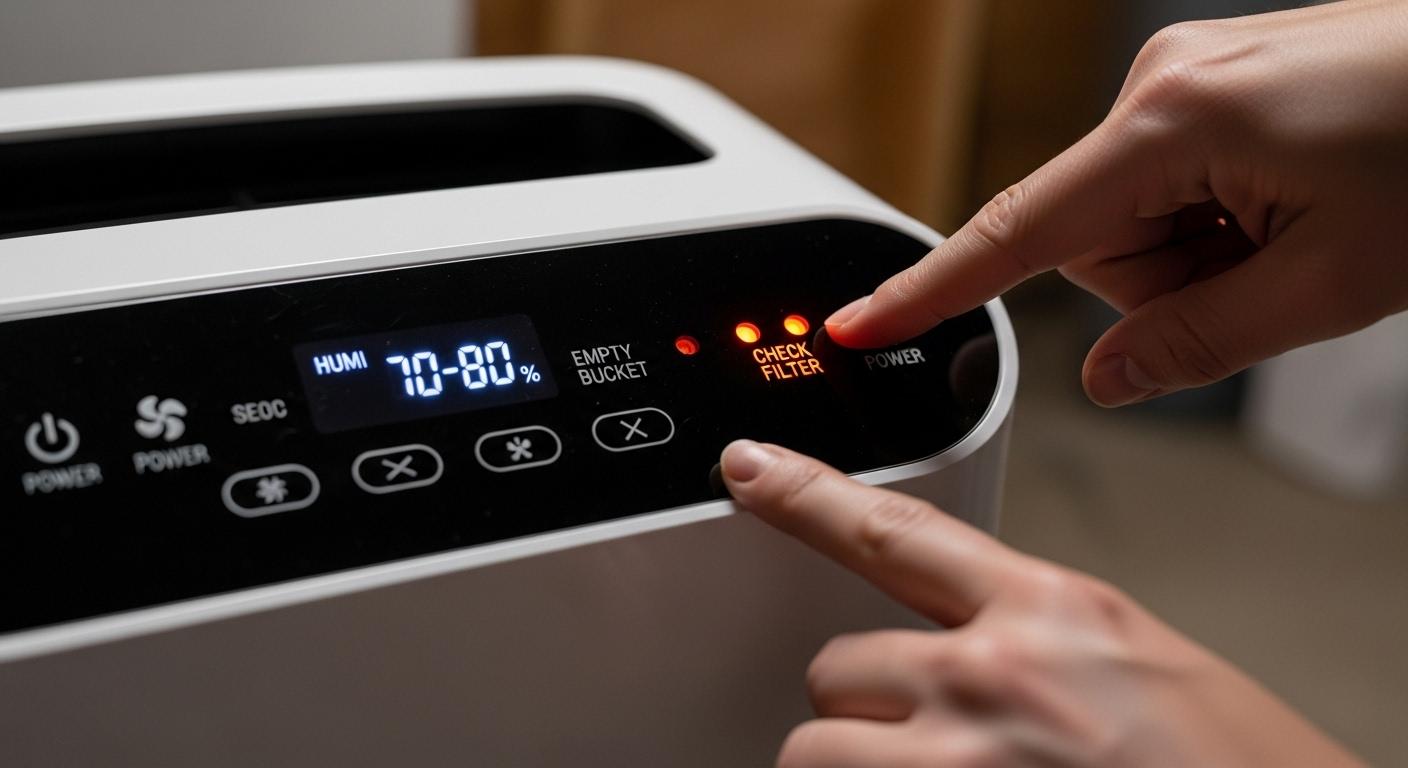 제습기 고장 확인