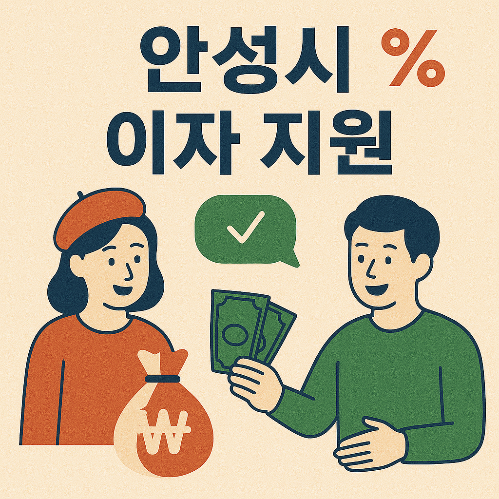 안성시 이자 지원 이미지