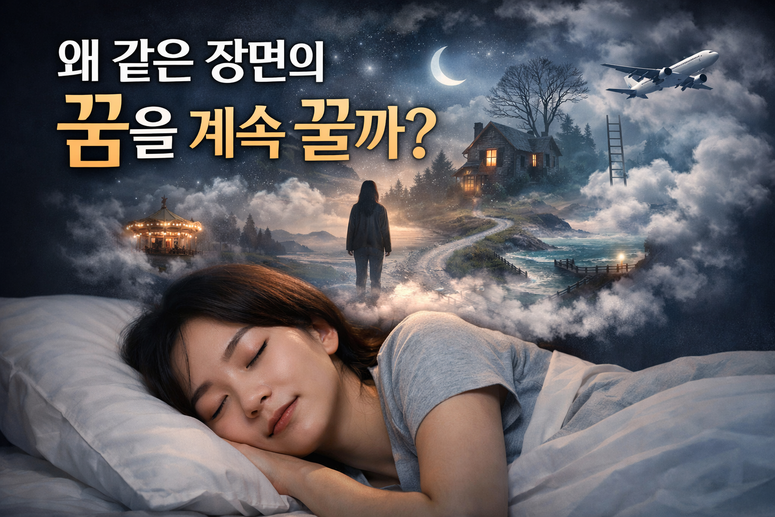 왜 같은 장면의 꿈을 계속 꿀까?