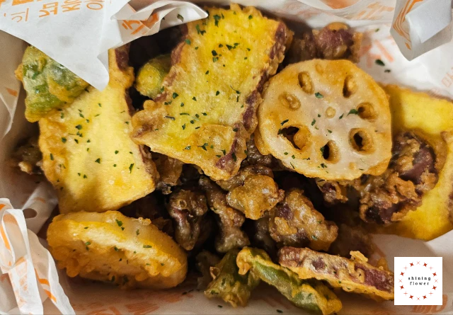 가마치통닭-똥집튀김&고구마,연근,청양고추 튀김