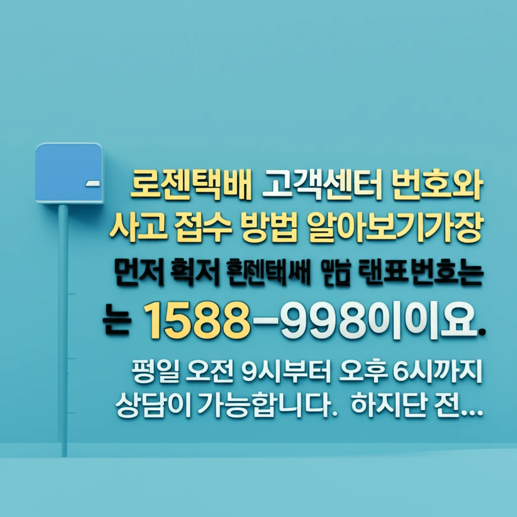 로젠택배 물품 파손 증거 사진 촬영법..