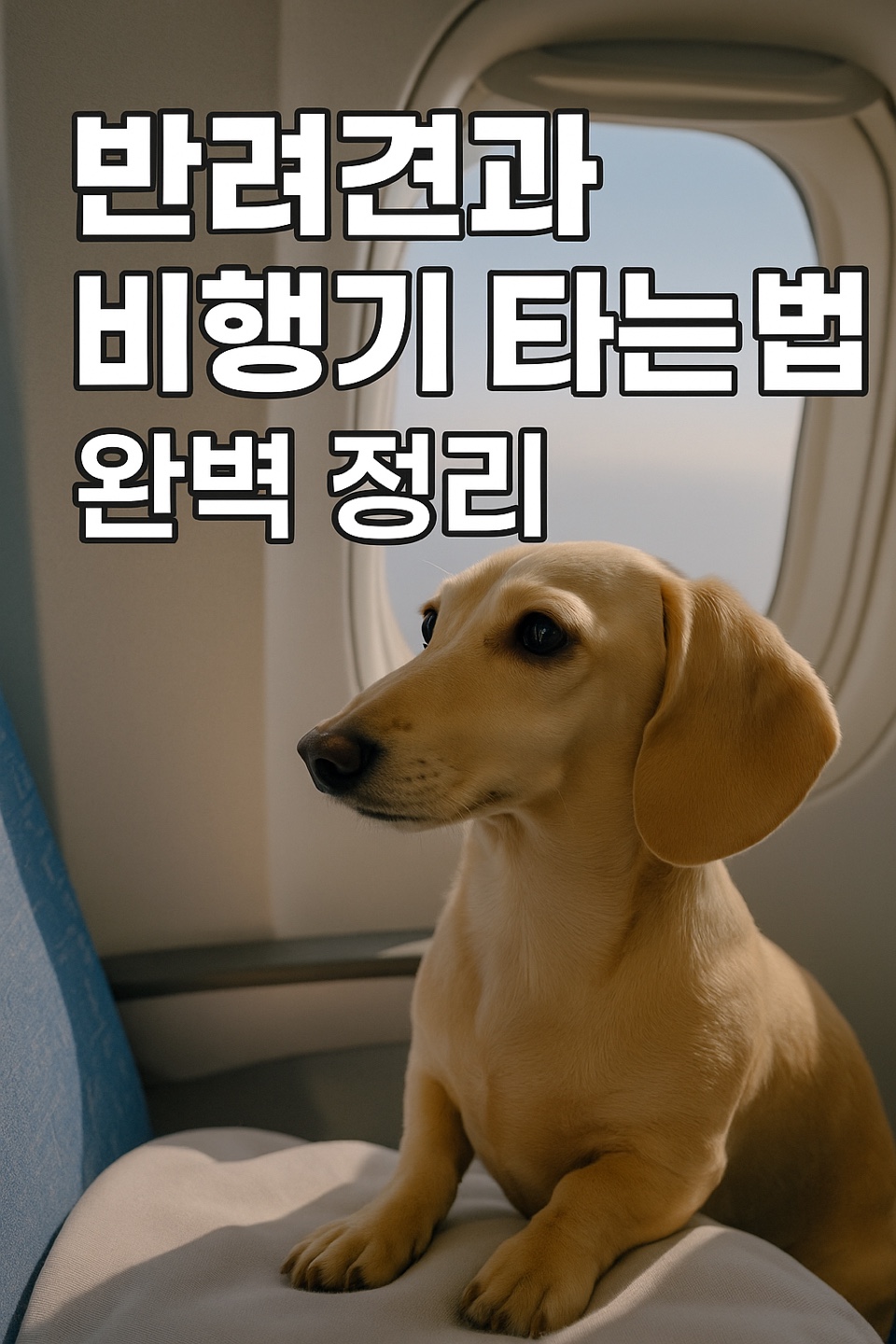 반려견과 비행기 타는 법