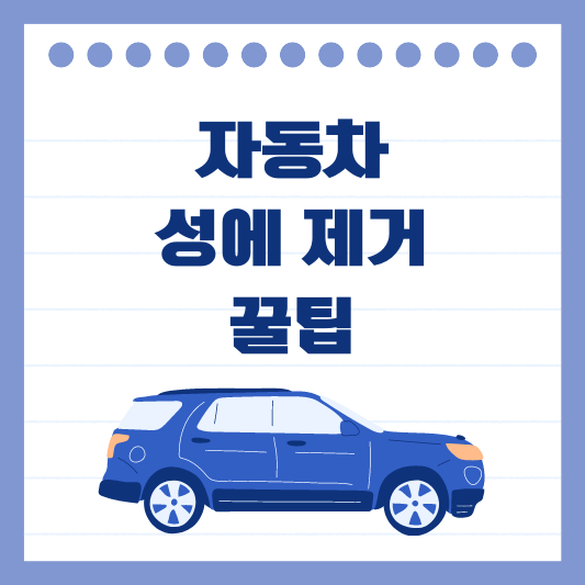 자동차 차유리 성에 제거