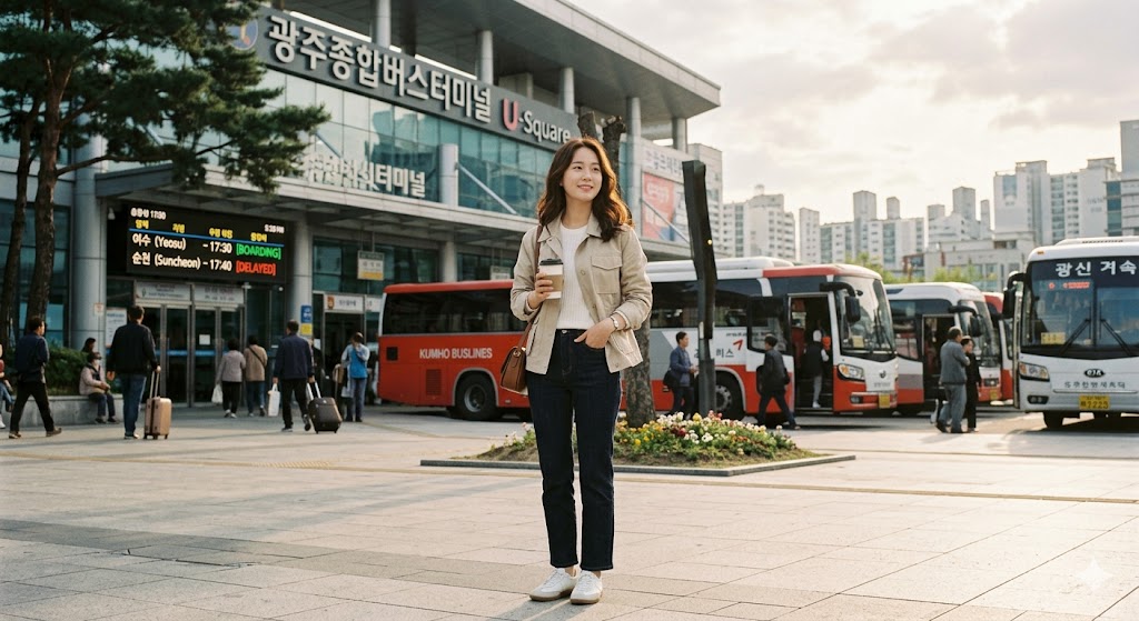 광주 유스퀘어터미널 인천공항 리무진 버스 시간표