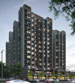 도시지역에서 거주의 안전과 생활환경을 제공하는 고층 아파트 단지 모습