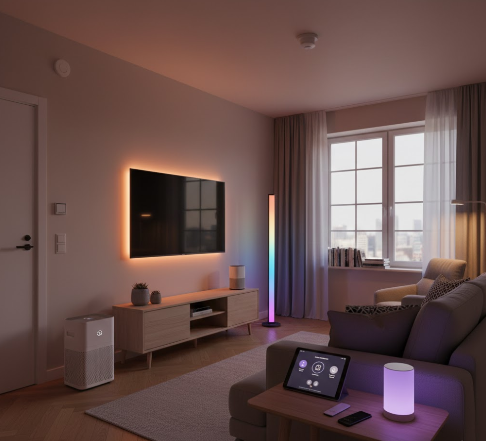 20,30세대 스마트홈 인테리어-무드등, 가전, 자동화