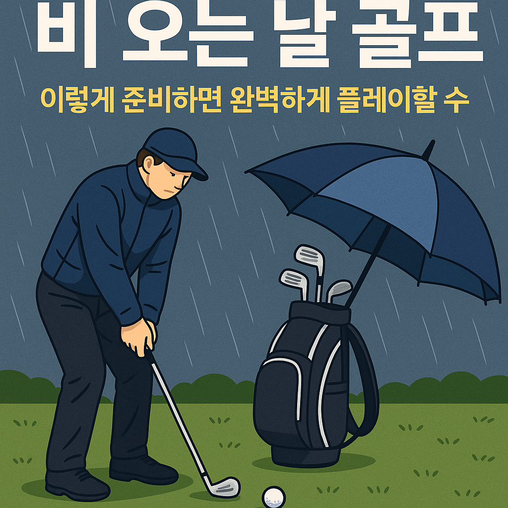 비오는 날 골프, 이렇게 준비하면 완벽하게 플레이할 수 있다 사진