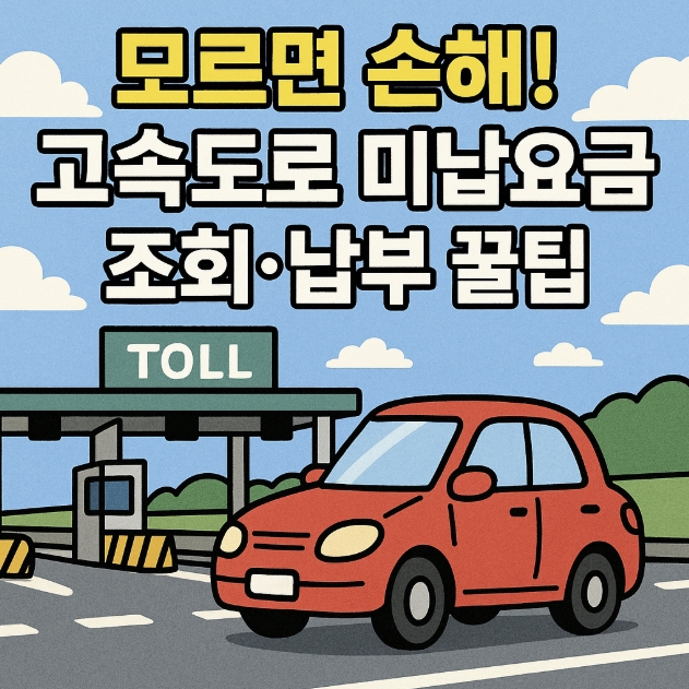고속도로 미납요금 조회 방법 사진