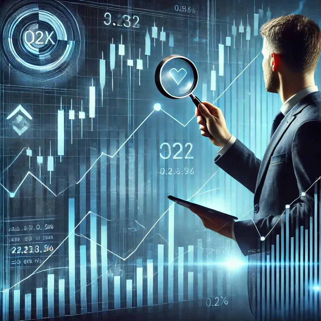 금융 시장과 주식 투자 테마를 반영한 이미지