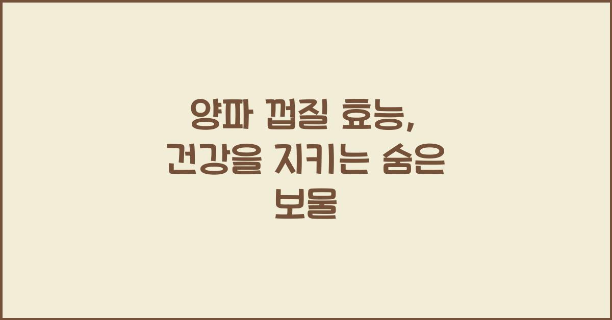 양파 껍질 효능