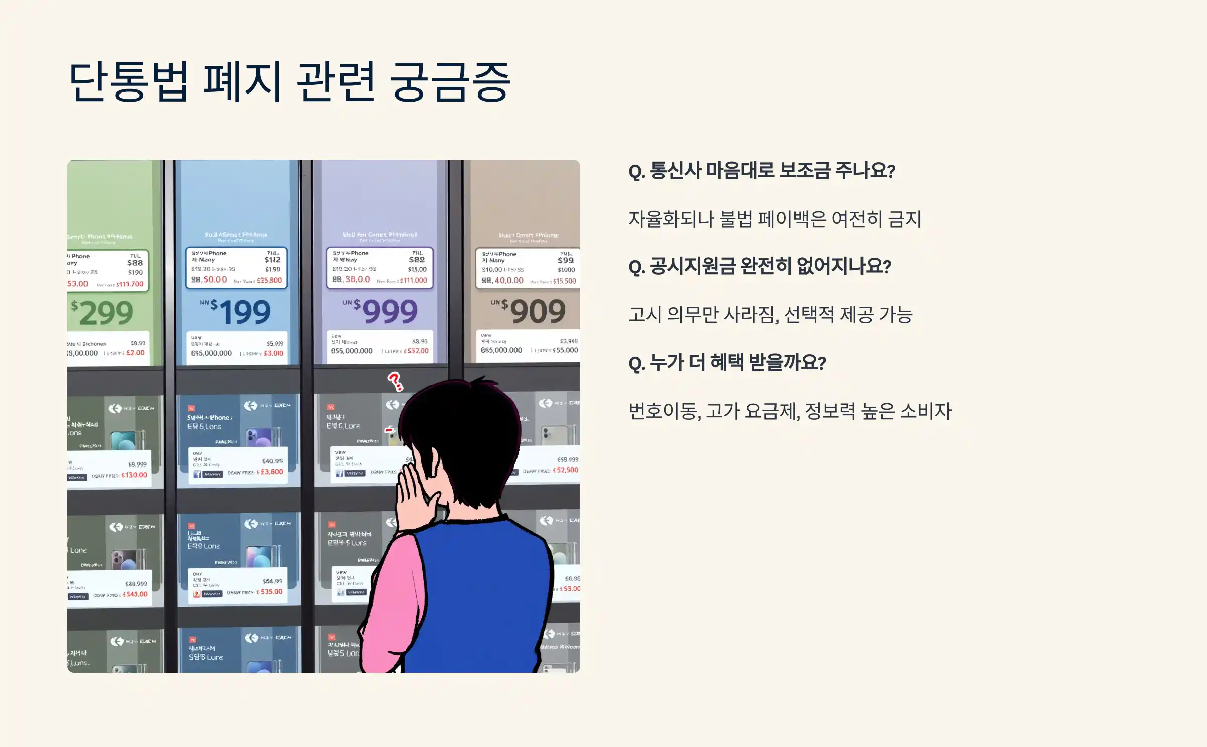 Q&A: 단통법 폐지 관련 궁금증