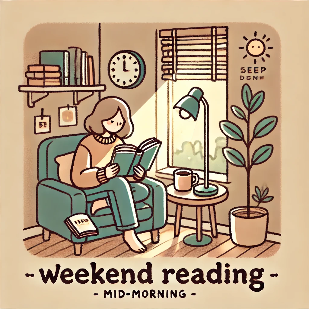 주말만큼은 책 한 권에 깊이 몰입하는 시간