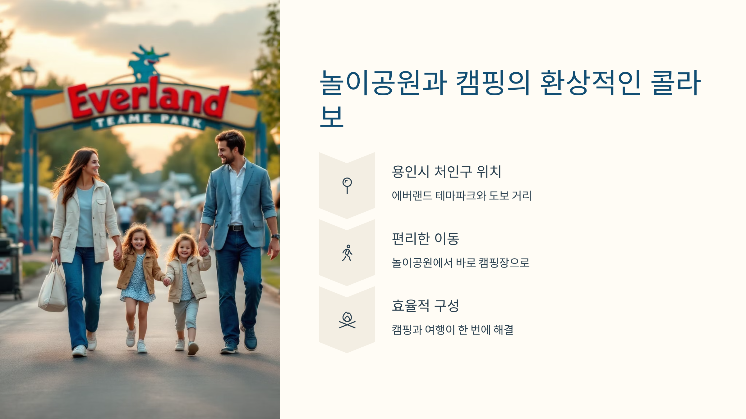 🎡 용인 에버랜드캠핑장 : 놀이공원과 연계!