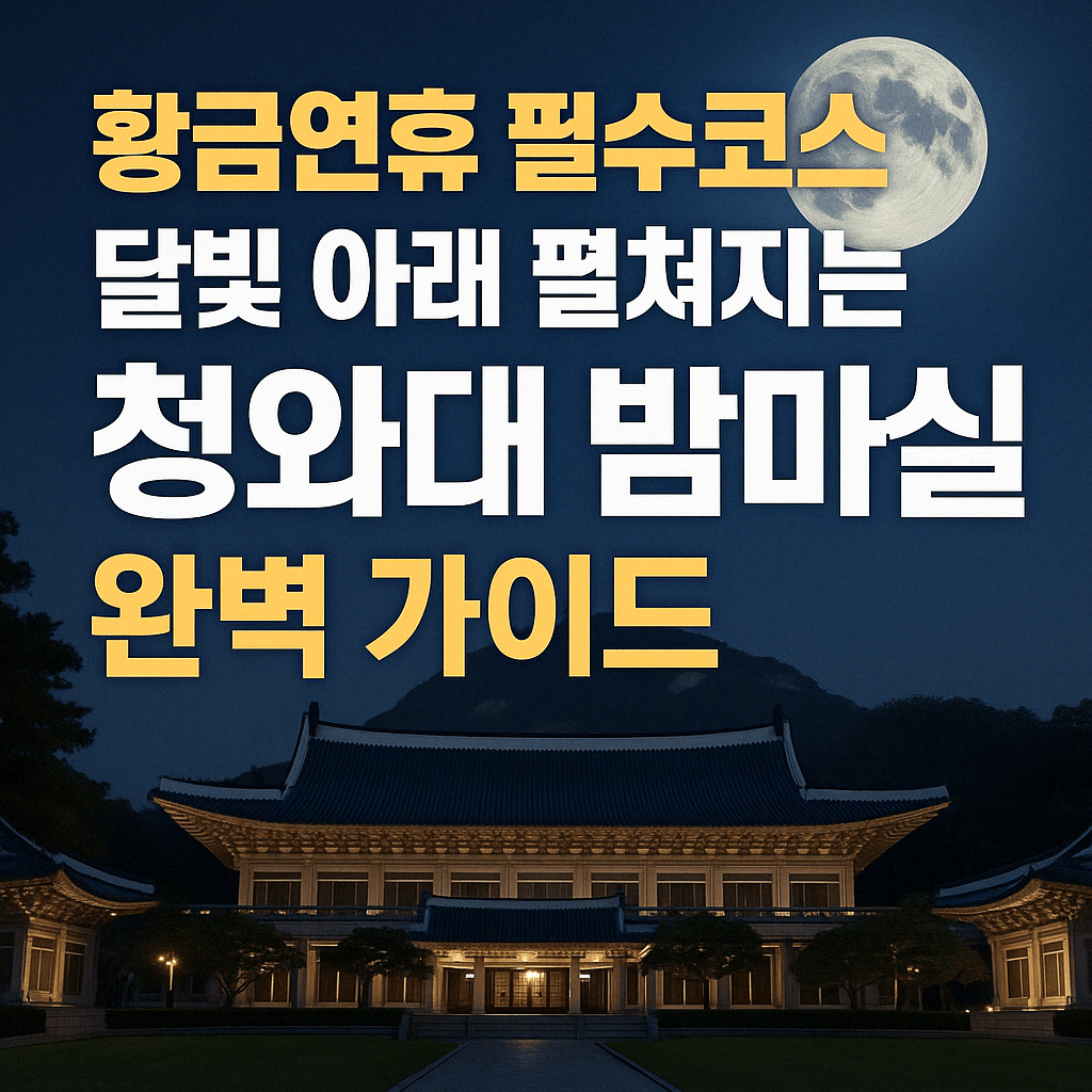 청와대 밤마실 블로그 섬네일