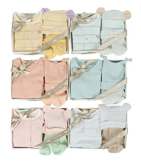 바디수트-모자-양말-세트