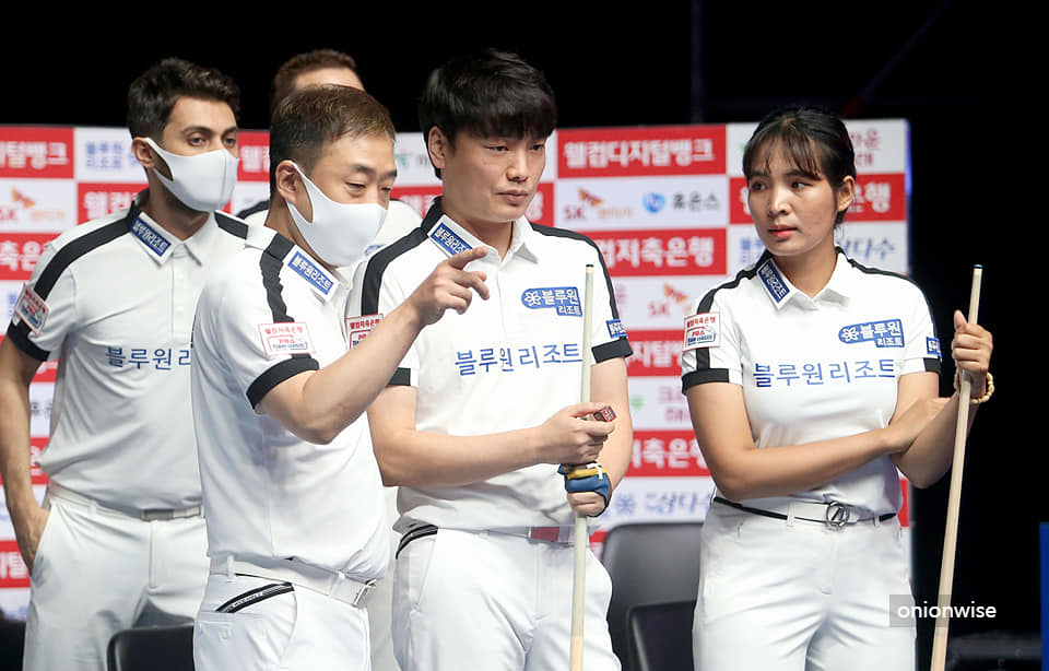 우리금융캐피탈 당구팀의 전신, 블루원리조트 당구팀 소속선수