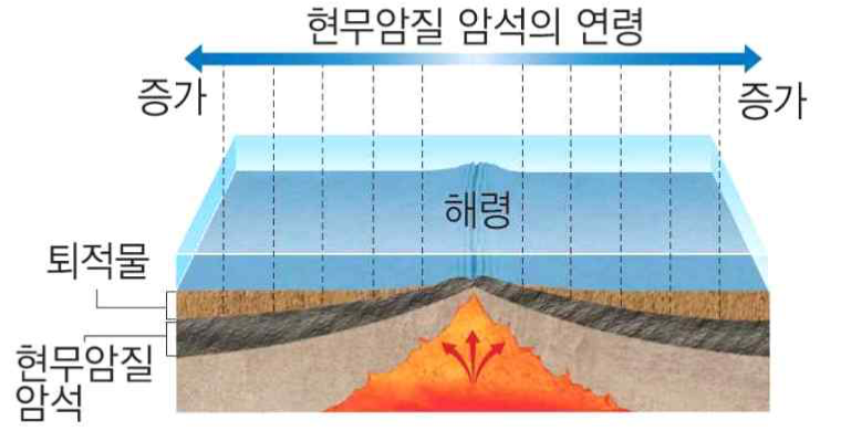 해령의 대칭분포