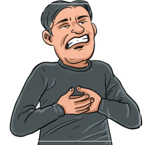 왼쪽 가슴 통증 원인