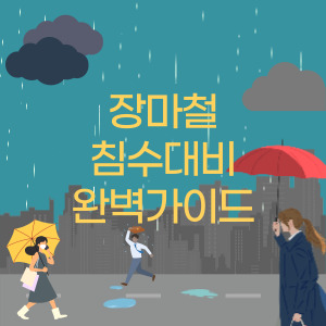 장마철 침수 대비 완벽가이드
