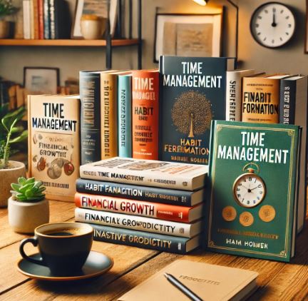 자기 계발 서적이 정리되어 있는 이미지