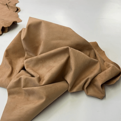 스웨이드 산양가죽 원단 사진