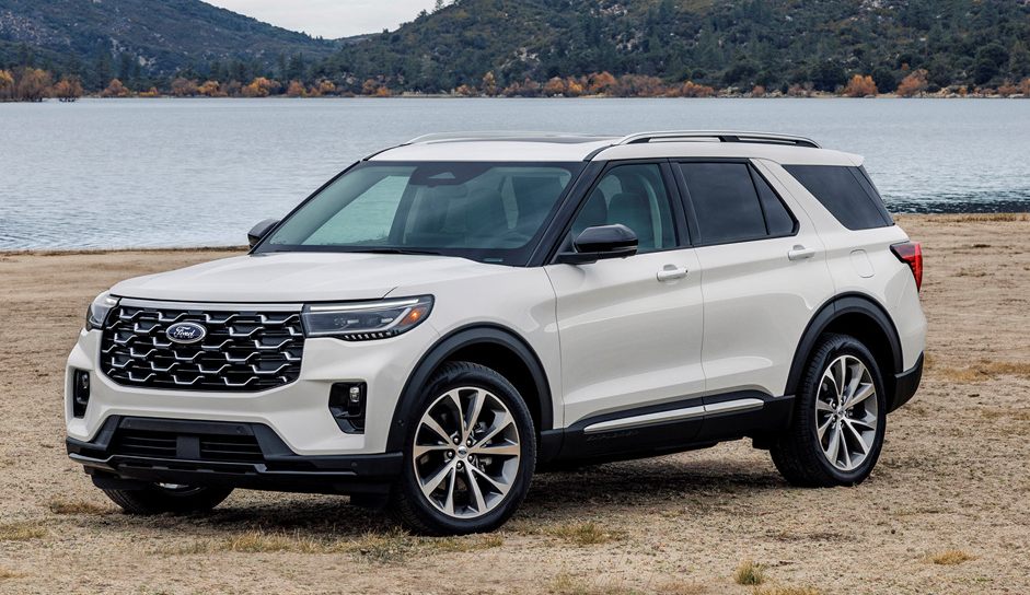 25년 포드 익스플로러 페이스리프트 사진