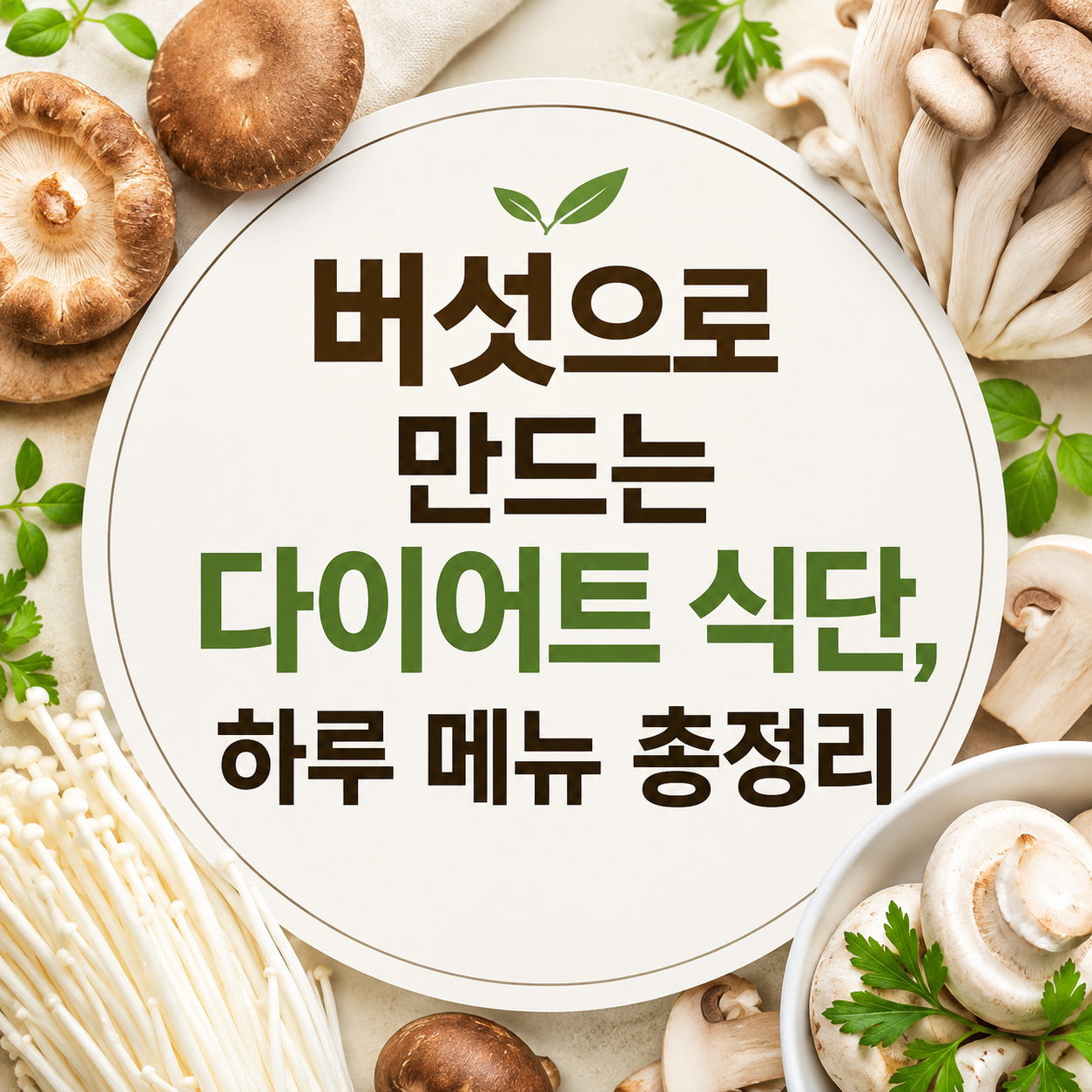 버섯 다이어트