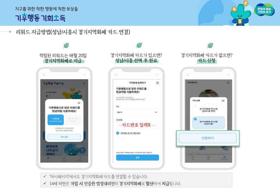 리워드 지급방법