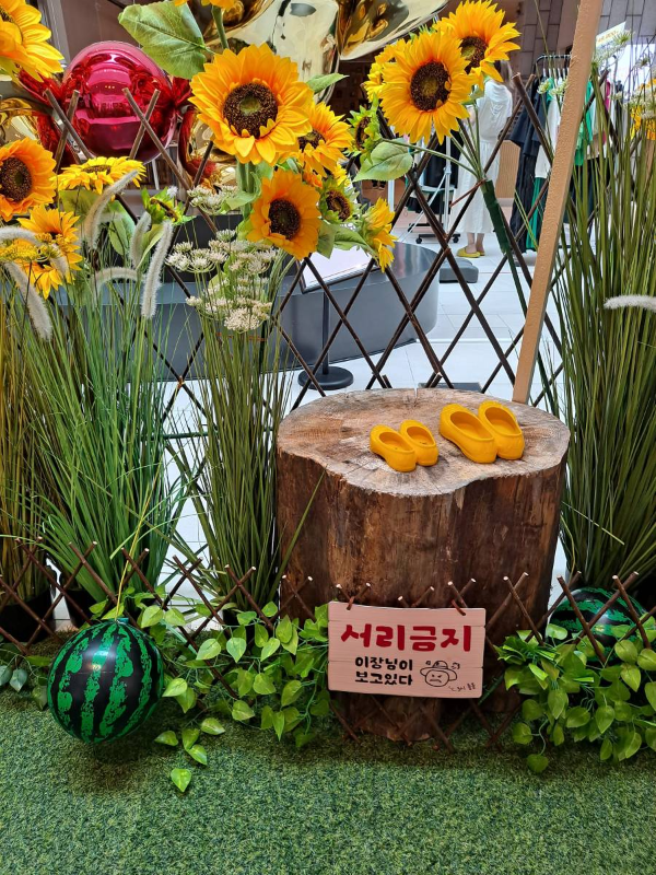 수박 서리금지