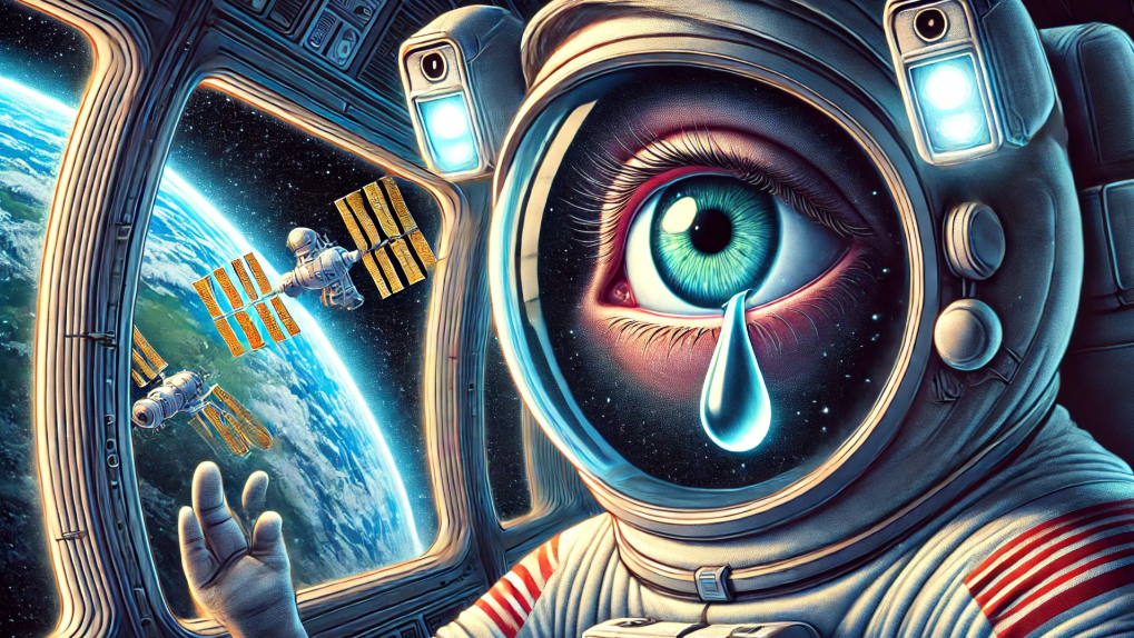 무중력 상태에서도 눈물이 흐를까?