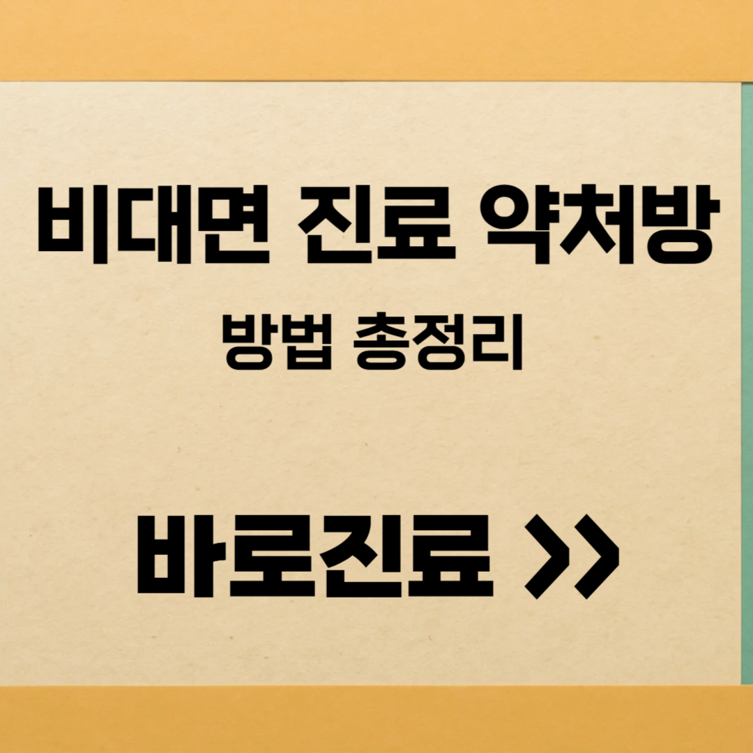 닥터나우 비대면 진료 약국 약처방 방법
