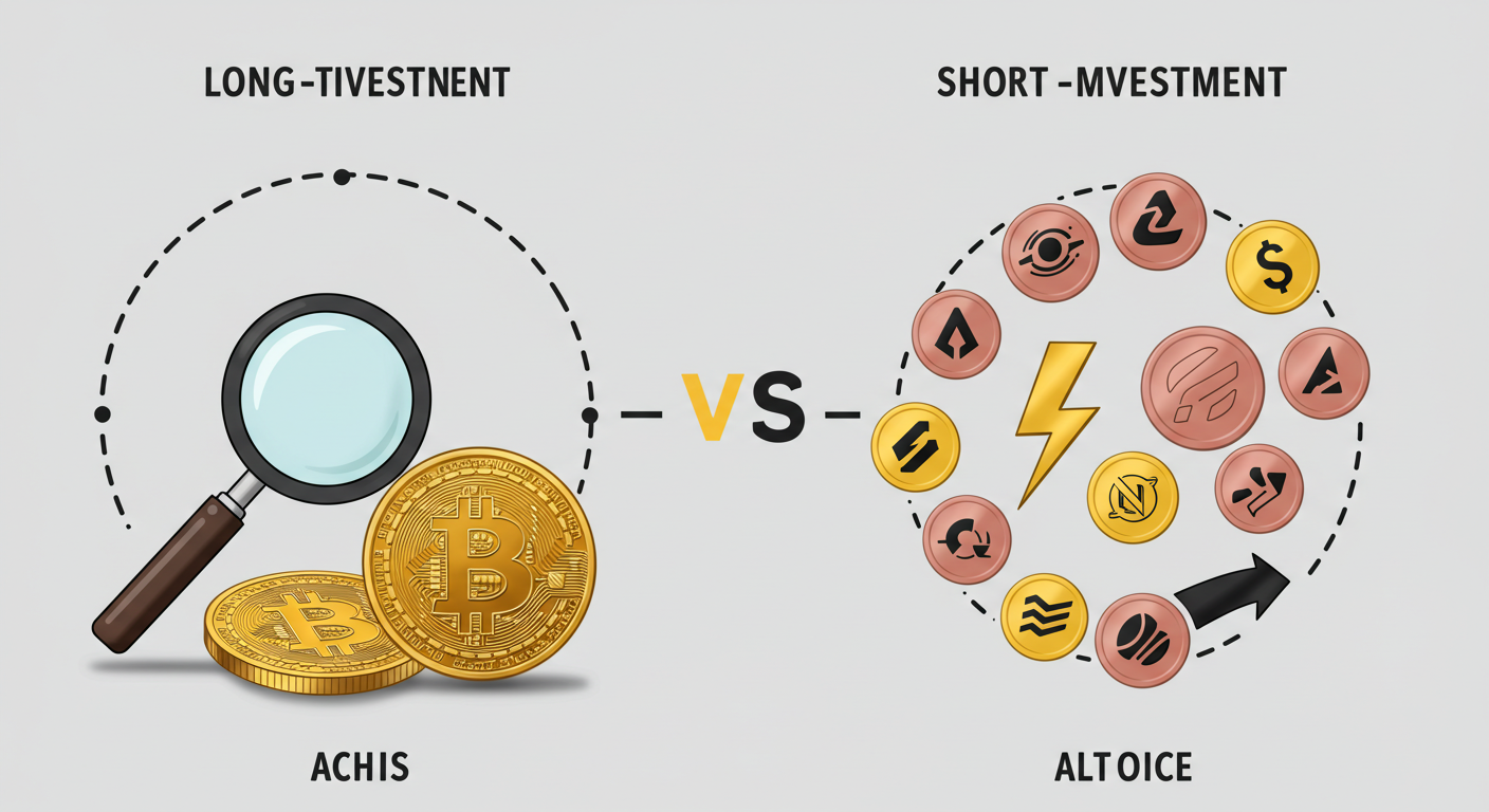 비트코인-장기투자vs알트코인-단기투자