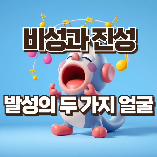 비성과 진성 발성의 두 가지 얼굴