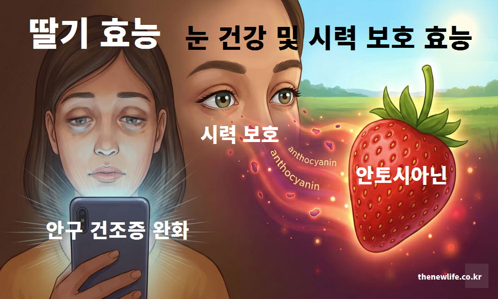 딸기 효능 눈 건강 시력 보호