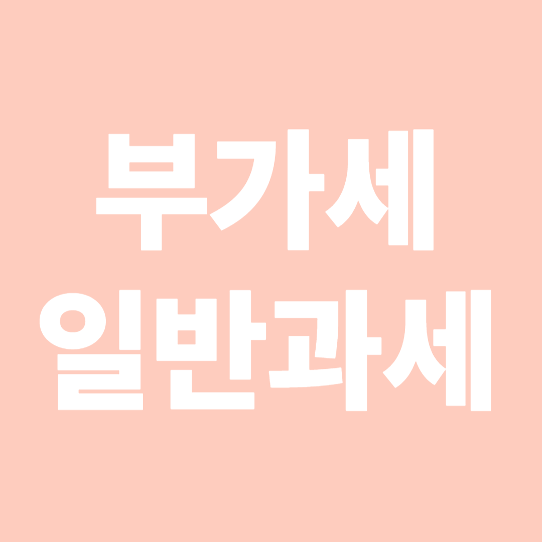 부가세 일반과세