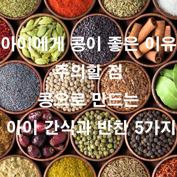 아이에게 콩이 좋은 이유 주의할 점 콩으로 만드는 아이 간식과 반찬 5가지