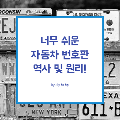 자동차 번호판의 역사와 원리
