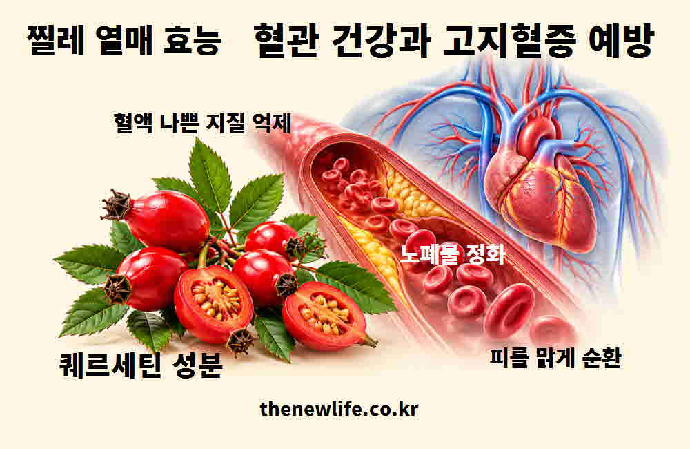 찔레 열매효능 혈관 건강 고지혈증 예방
