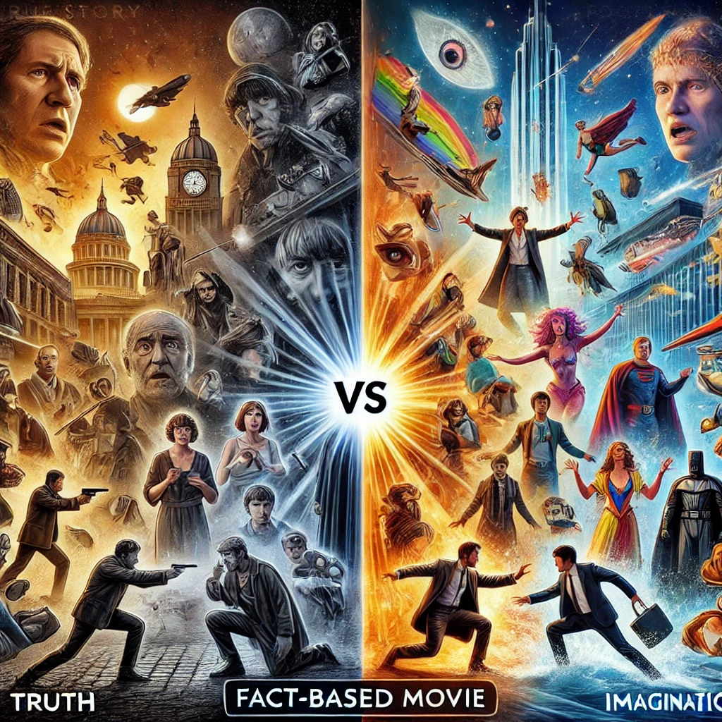 2025년 실화영화 vs 픽션영화 비교 설명