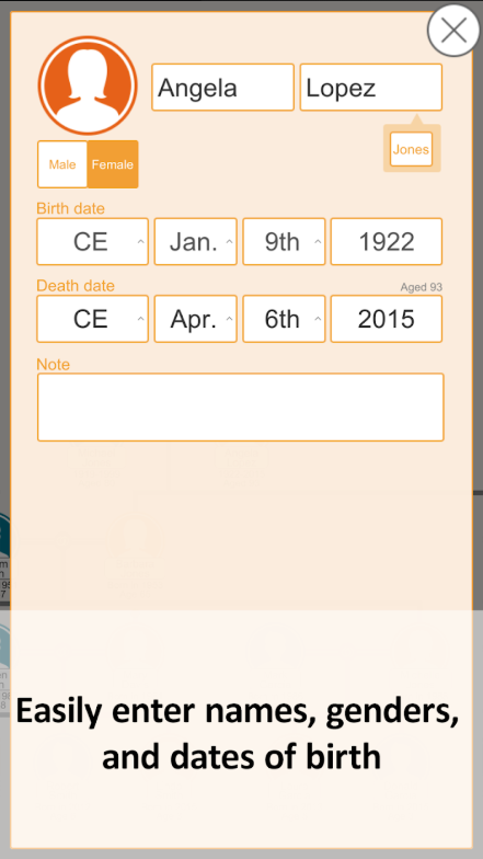 가계도 만들기 앱, 호칭, 촌수 계산하기