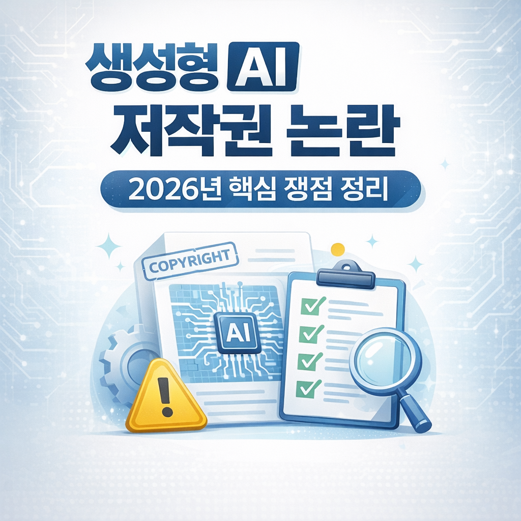 생성형 AI 저작권 논란, 2026년 달라진 핵심 쟁점 정리