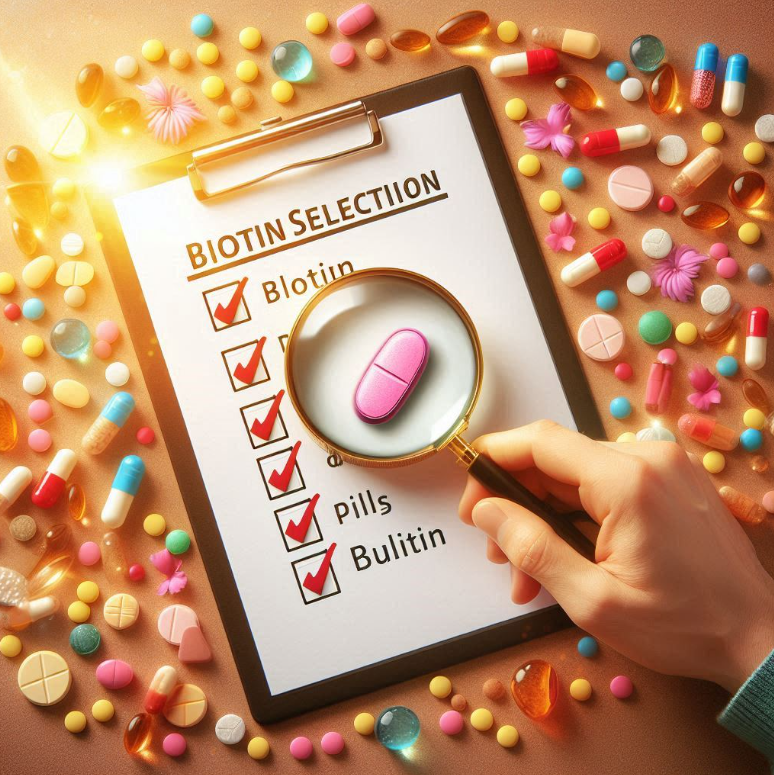 비오틴 선택