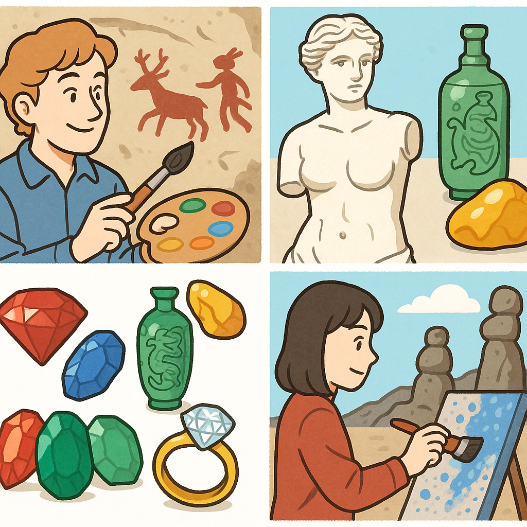 인간의 감성과 조우한 결정체