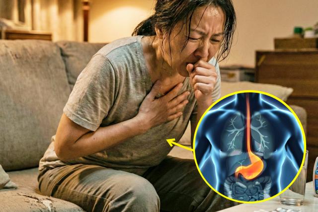 위산 역류 증상 마른기침