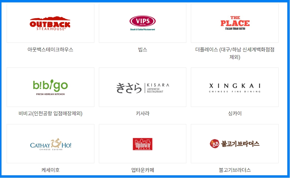 gs 칼텍스 상품권 외식 사용처 1